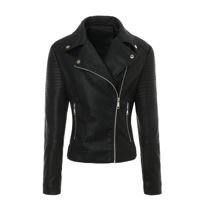 Dam Bikerjacka med Quiltad Design