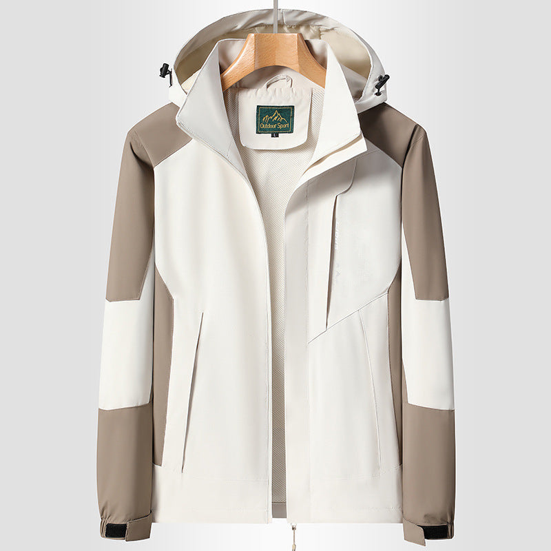 Dam Hooded Softshell jacka wind och water repellent andningsbar
