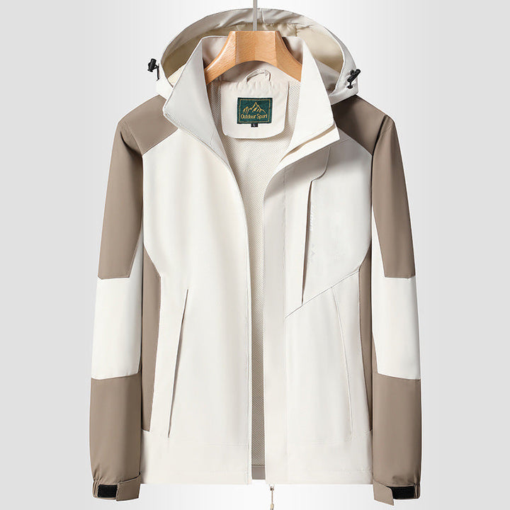 Dam Hooded Softshell jacka wind och water repellent andningsbar
