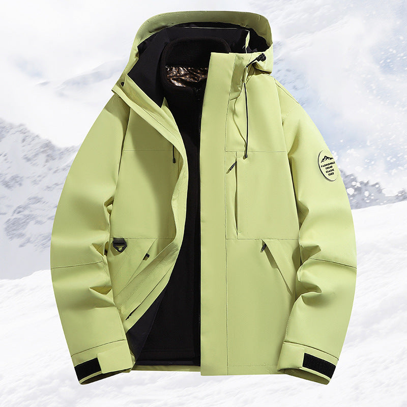 Dam Technical Ski och vinterjacka med Removable inner jacka och Welded Seams