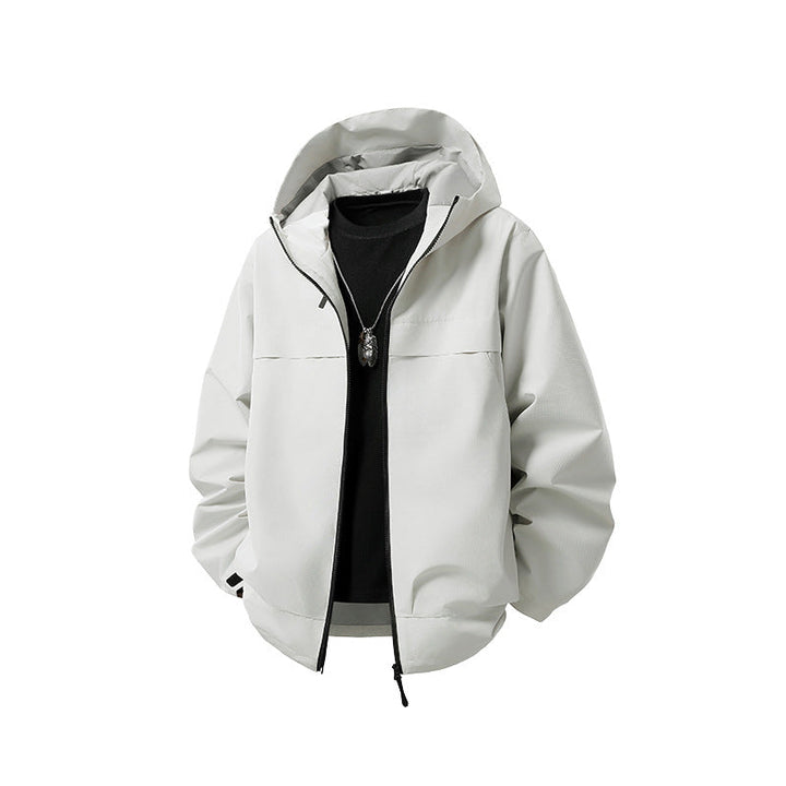 Herr Kapuzen-Softshelljacke med Teknisk Vindskydd, Two‑Way-Reißverschluss och Dolda Utility-Taschen