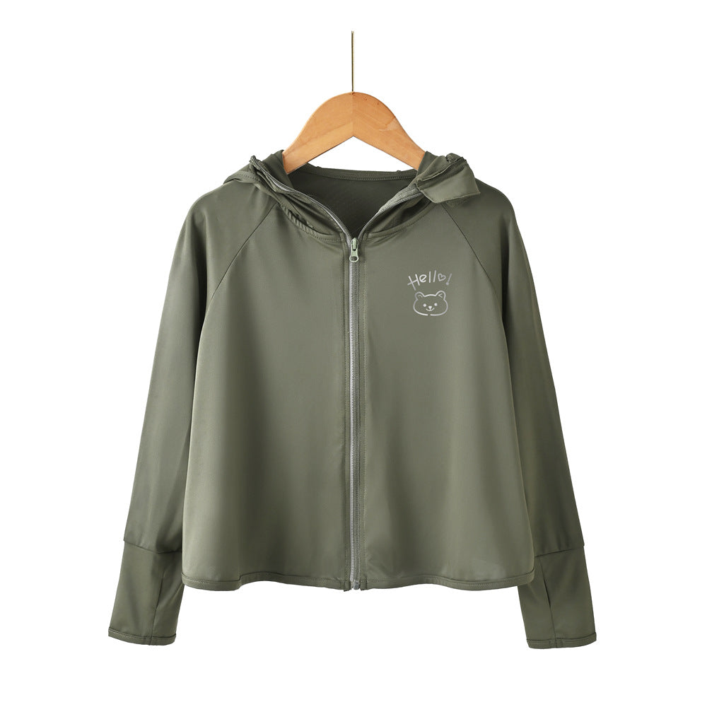 Dam lätt outdoorjacka med huva och snabbtorkande material