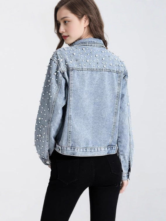 Ledig Jacka med Studs - Durable och Stilren för Daglig Användning