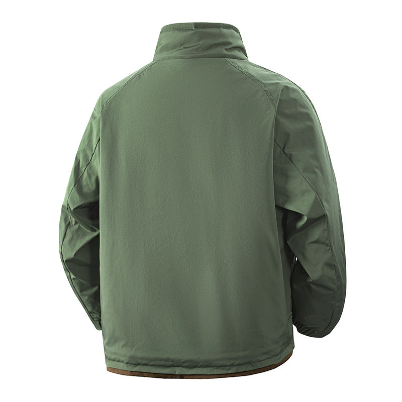 Herr funktion blouson med quiltad termo foder och fickor med lock