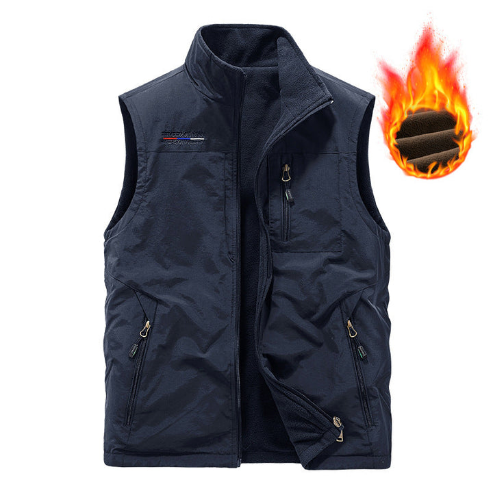 Herr Varm Fleece Väst