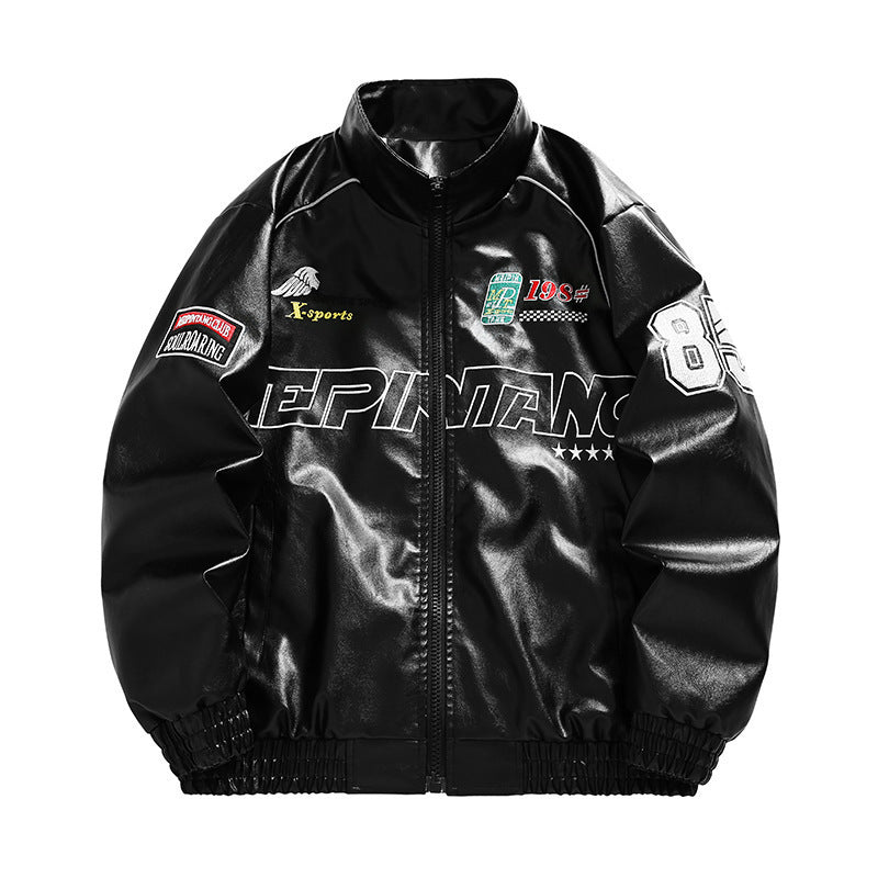 Herr Mode Sportjacka med Quiltad Detaljer