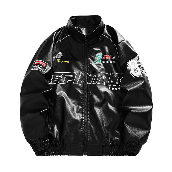 Herr Mode Sportjacka med Quiltad Detaljer