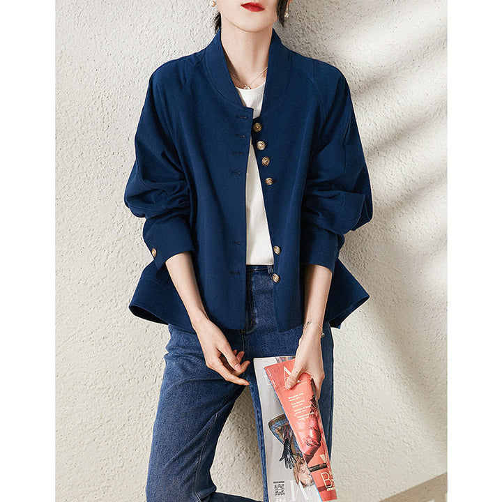 Dam modern och elegant jacka med slim passform