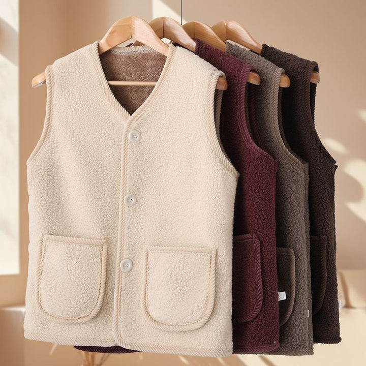 Dam mysig väst tillverkad av Teddy fleece