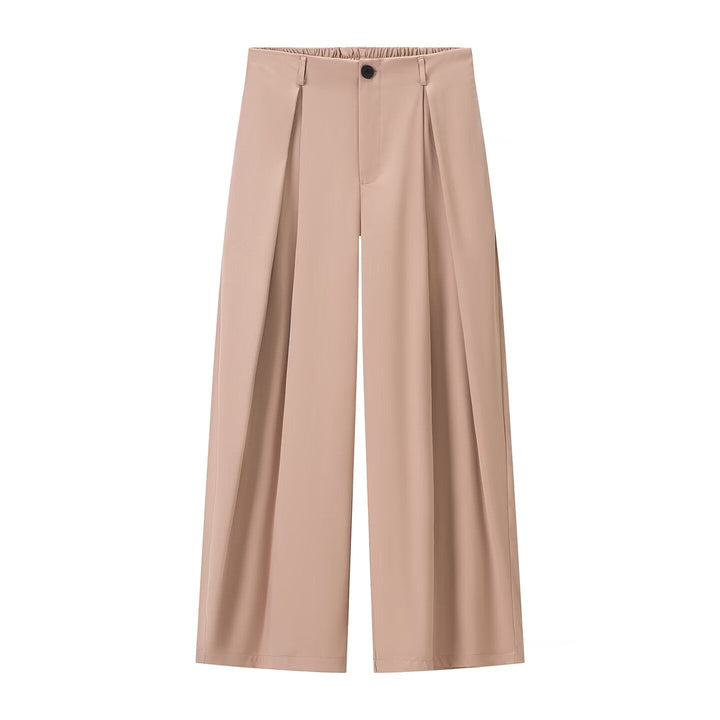 Dam Lätt Boxig Jacka med Ståkrage, Dragkedja Fram, Dragsko och Decorative Knot Stängningar