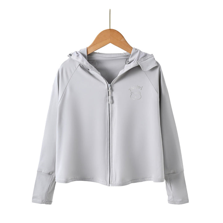 Dam lätt outdoorjacka med huva och snabbtorkande material