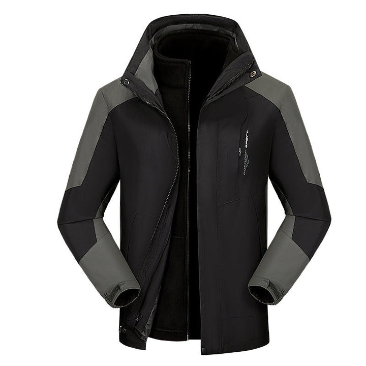 Dam Three-Piece Softshell funktionsjacka med avtagbar fleece inner lagerplagg
