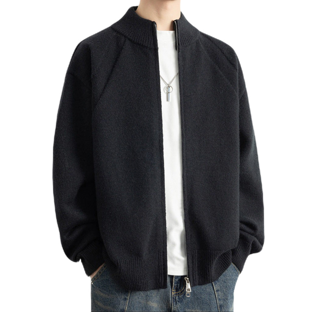 Herr Stilren med Dragkedja Cardigan