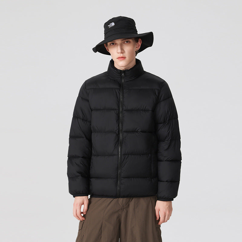 Herr Vadderad Steppjacke med Hög Ståkrage och Thermischer Isolierung