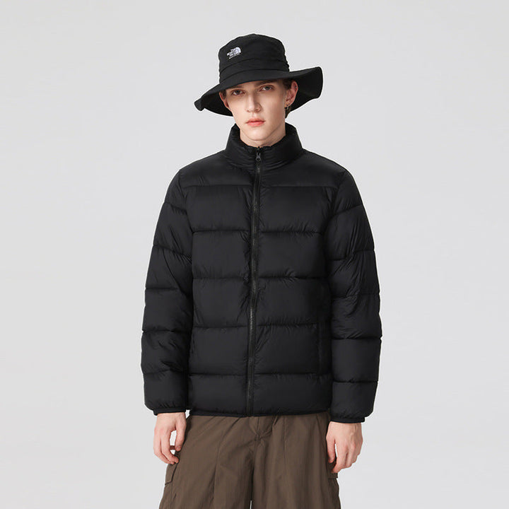 Herr Vadderad Steppjacke med Hög Ståkrage och Thermischer Isolierung