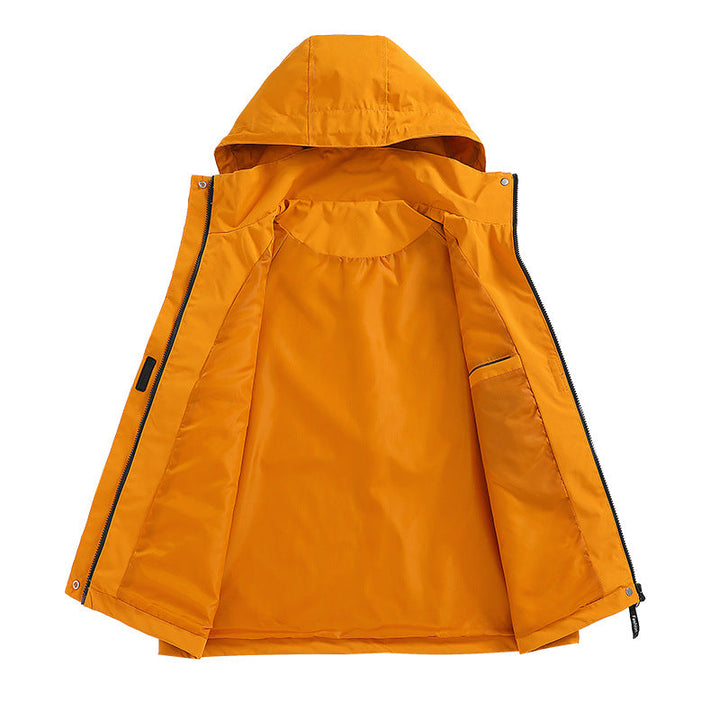 Herr Vadderad Softshell Funktionell Jacka med Huva, Fleece Inre Foder och Dold Dragkedja
