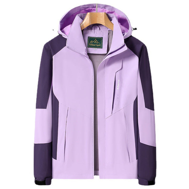 Dam Hooded Softshell jacka wind och water repellent andningsbar