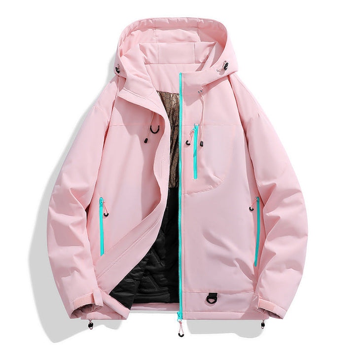 Herr Nano Teknisk med Huva Parka med Vindtät Membrane, Isolerad Inner Foder och Multifunctional Fickor