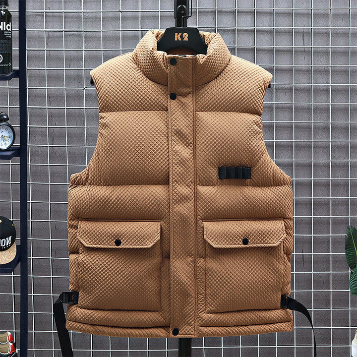 Herr Modern Quiltad Väst