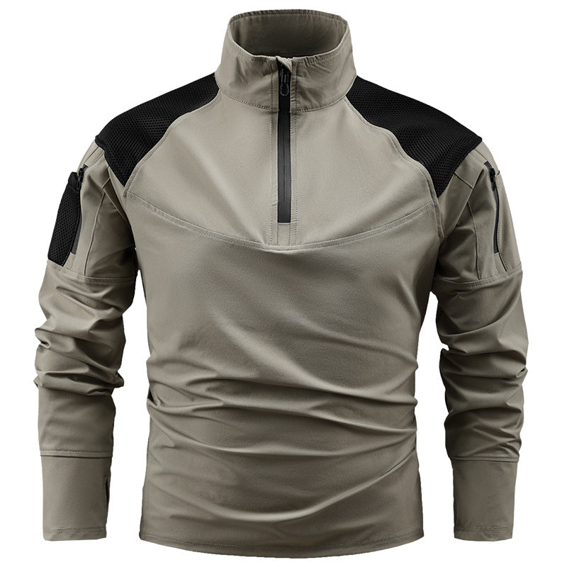 Herr Funktionell Pullover med Ståkrage