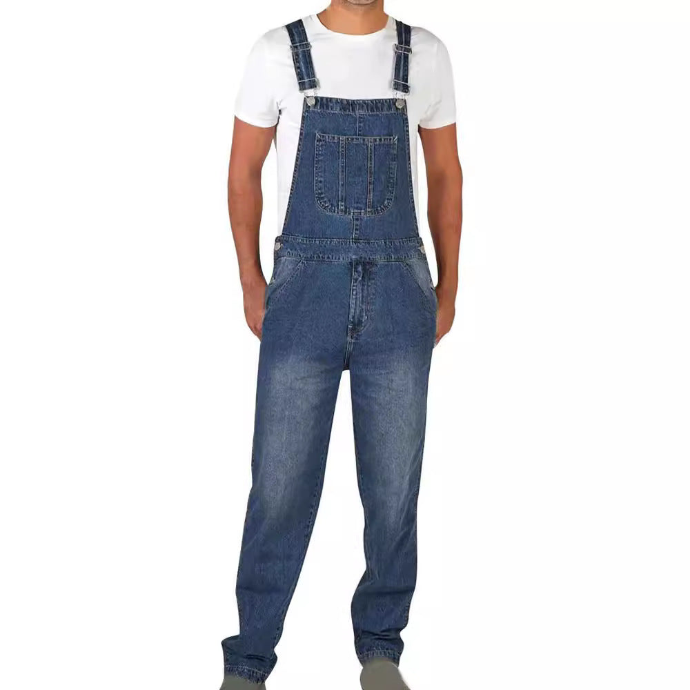 Herr overalls robust med justerbar straps