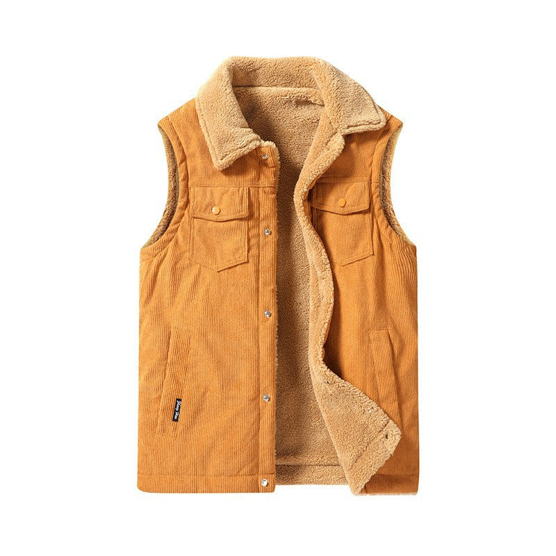 Herr Mysig Fleece Väst