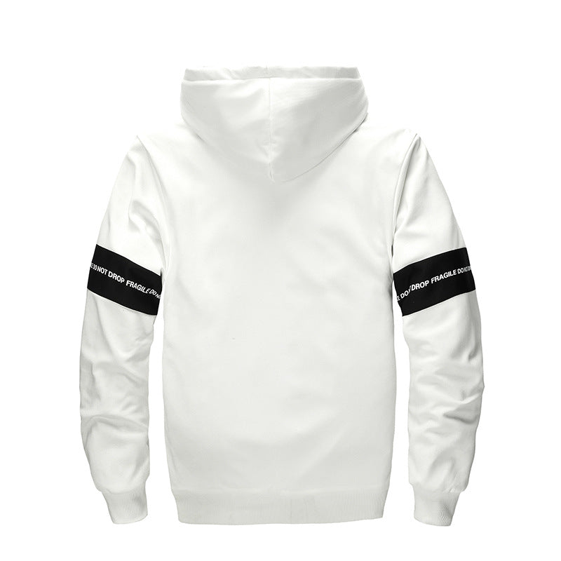 Herr Bekväm Fleece Luvtröja