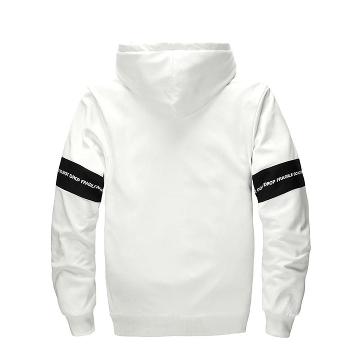 Herr Bekväm Fleece Luvtröja