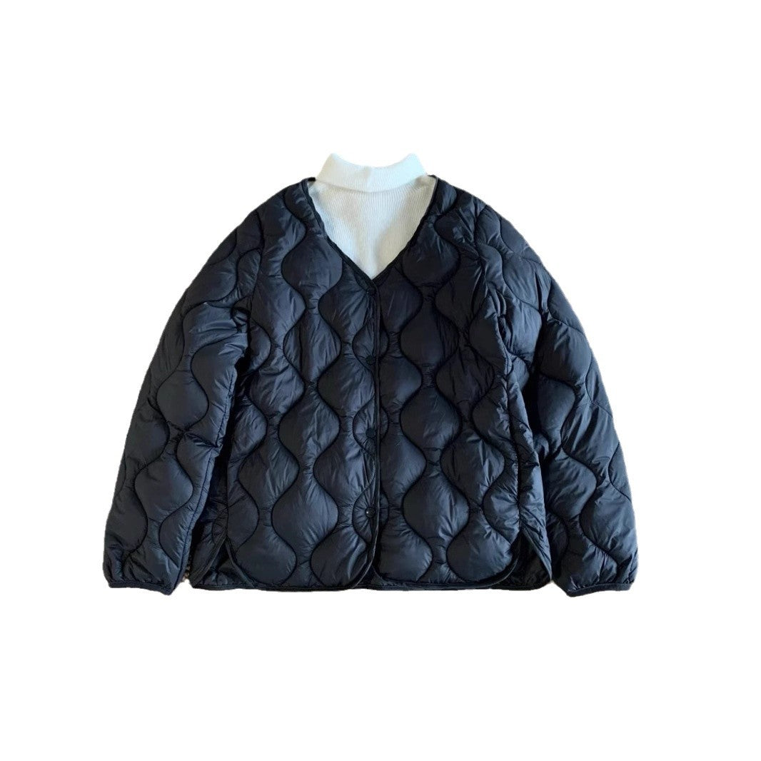 Dam Elegant, Vadderad Quiltad Jacka