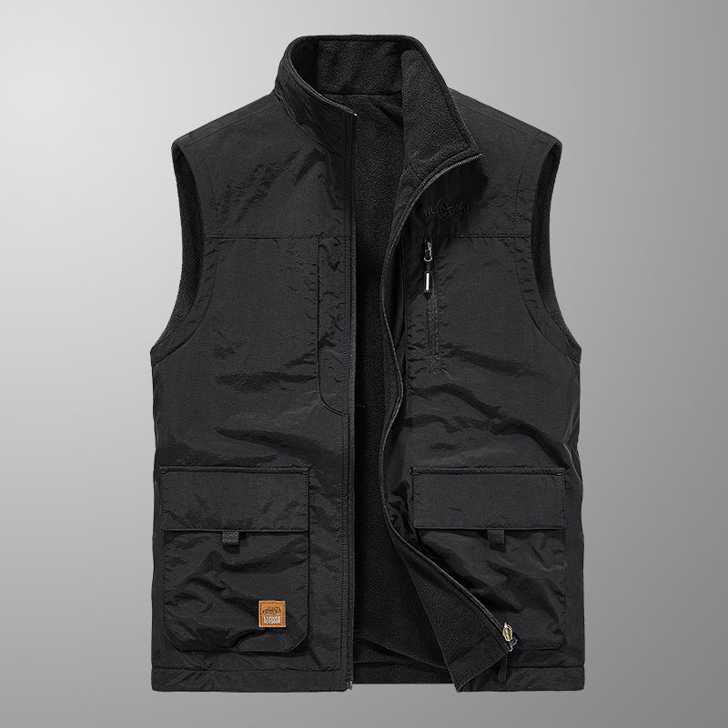 Herr Multifunktionell Fleece Väst