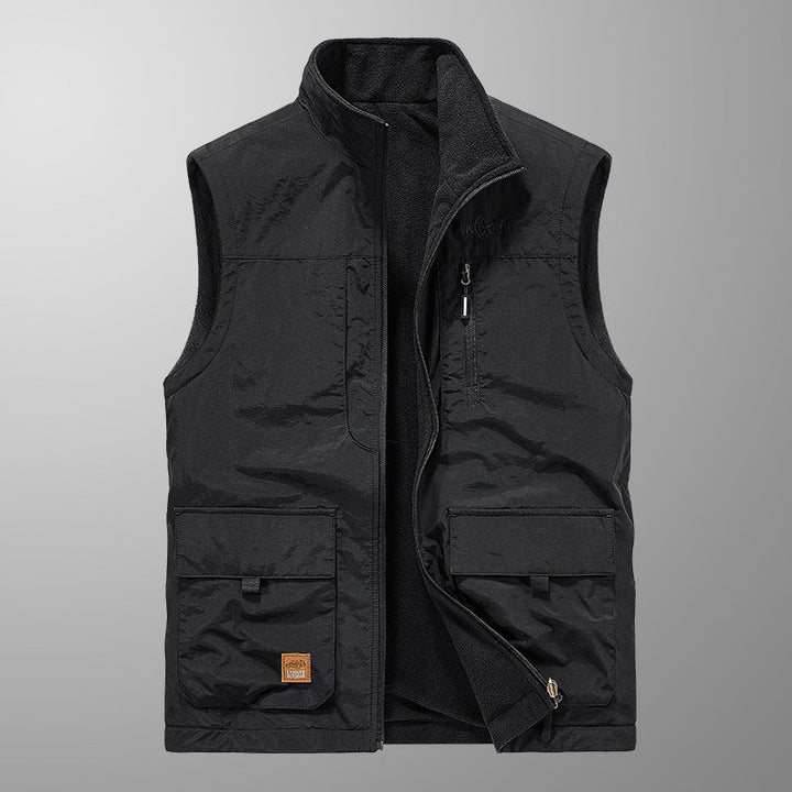 Herr Multifunktionell Fleece Väst