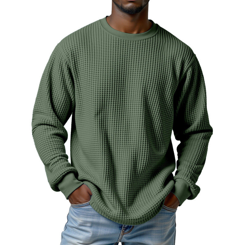 Herr Urban Pullover med Waffle Structure