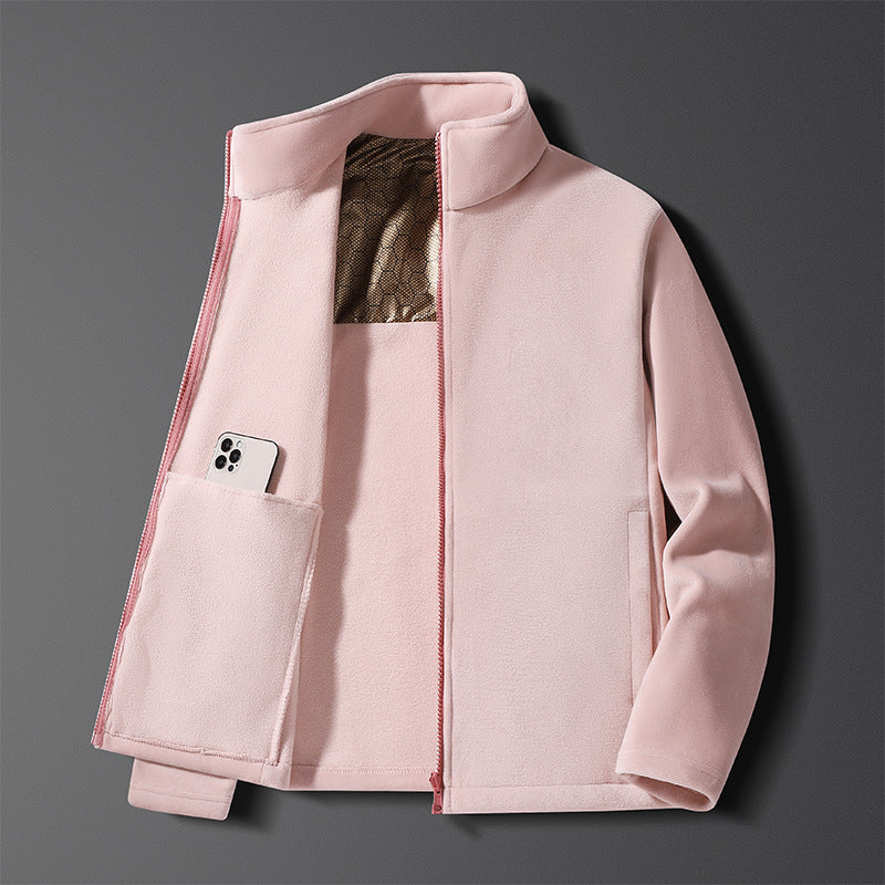 Dam Fleecejacka med Högkvalitativ Inner Layer