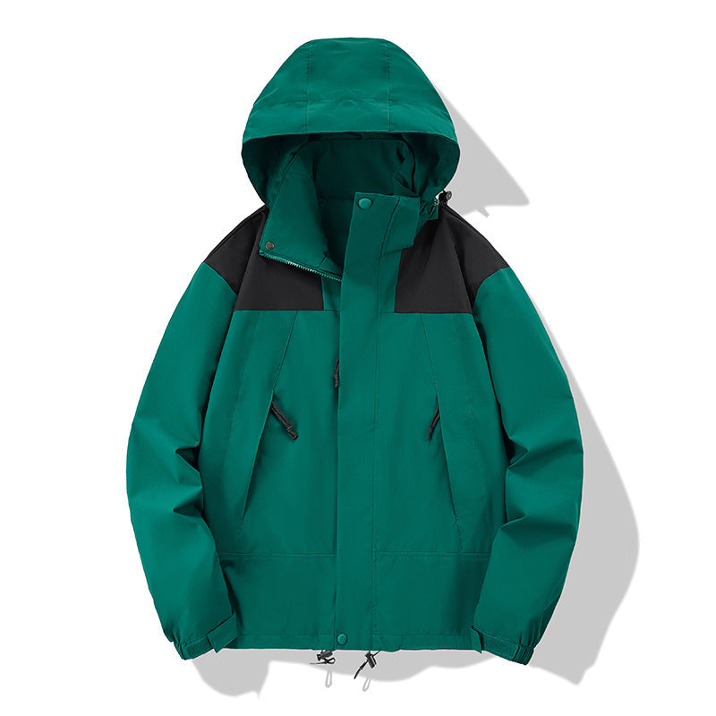 Unisex lätt Technical Softshell outdoorjacka med huva och Adjustable fåll