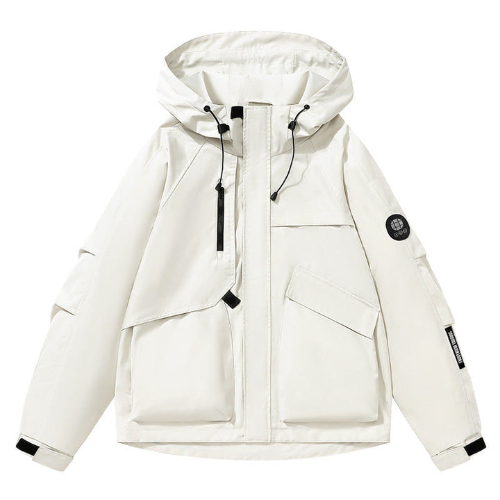 Dam Utility softshelljacka med huva, vattenavvisande Membrane och Multifunction fickor