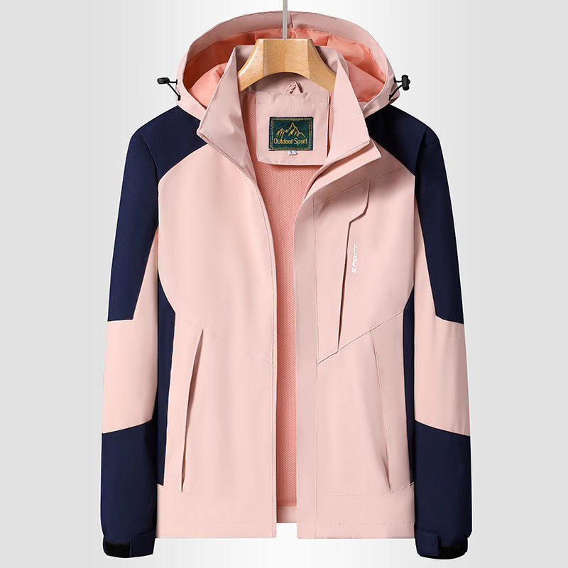 Dam Hooded Softshell jacka wind och water repellent andningsbar