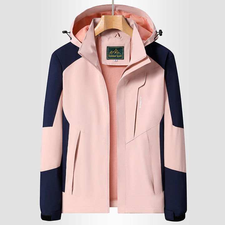 Dam Hooded Softshell jacka wind och water repellent andningsbar