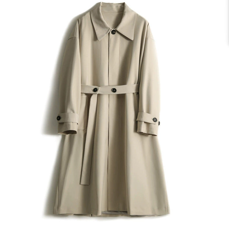 Dam Fashion trenchcoat med midjebälte och Chic design