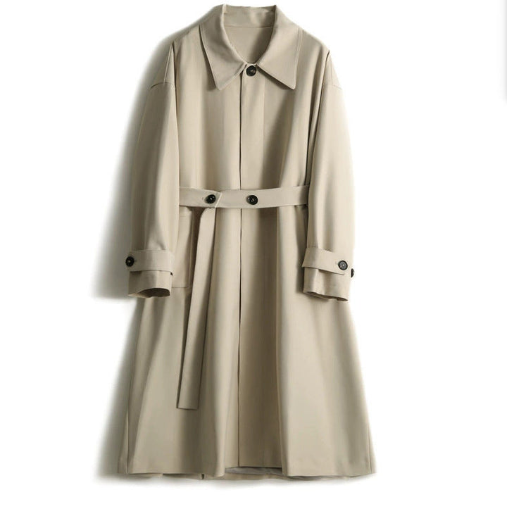 Dam Fashion trenchcoat med midjebälte och Chic design