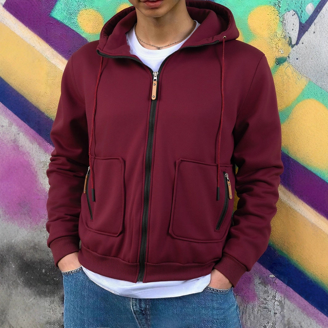 Herr Athletic Fleece Jacka