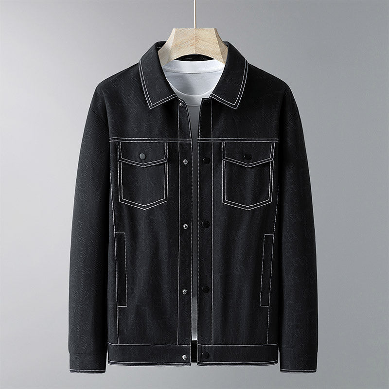 Herr Fashion Pullover Jacka