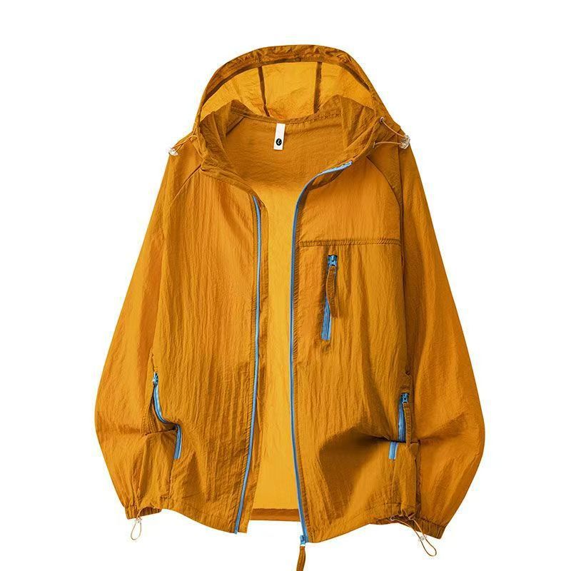 Dam Lätt Outdoorjacka med Praktisk Dragkedja Fickor