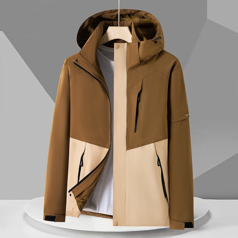 Dam funktionsjacka med justerbar huva drawstring 1787710260