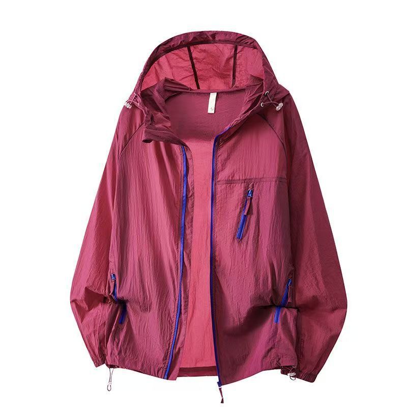 Dam Lätt Outdoorjacka med Praktisk Dragkedja Fickor