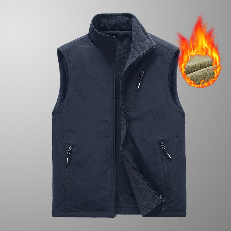 Herr Värmande Fleece Väst