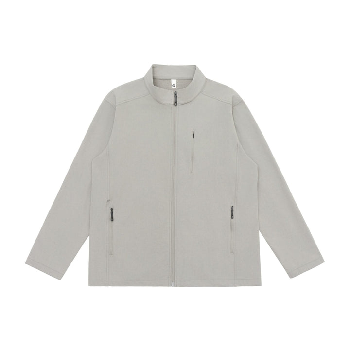 Unisex Lätt Softshell Jacka med Ståkrage och Fickor med Dragkedja