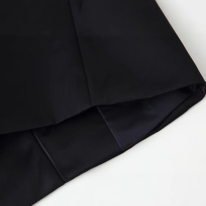 Dam skräddad kort jacka in Mandarin stil med dekorativ Knot Closures