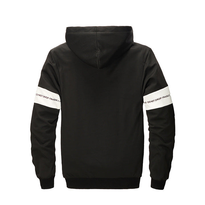 Herr Bekväm Fleece Luvtröja