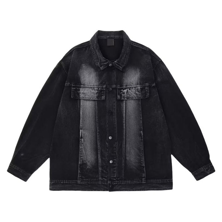 Dam Avslappnad Oversize Denimjacka