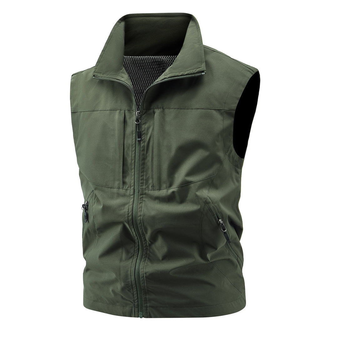 Dam Andningsbar Softshell Väst med Stå Krage och Tailored Skärning